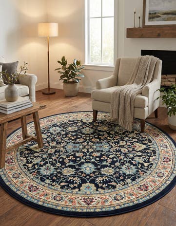 7' 10 x 7' 10 Yasmin Round Rug