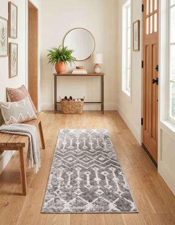 2' x 5' 3 Bohemian Trellis Runner Rug