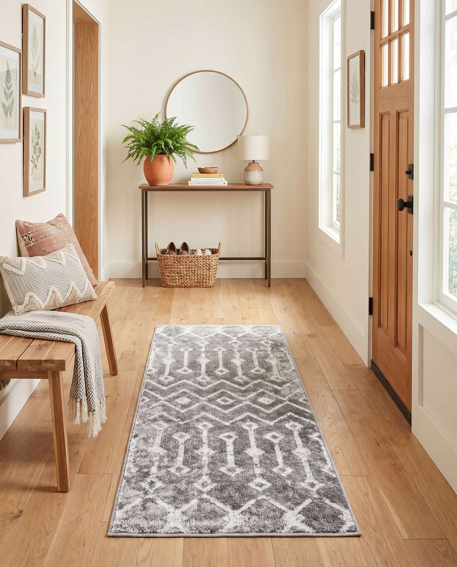 2' x 5' 3 Bohemian Trellis Runner Rug