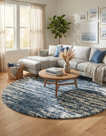 10' x 10' Serenity Shag Round Rug