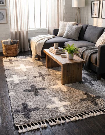 5' x 8' Athena Shag Rug