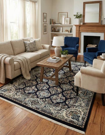 5' 3 x 8' Nain Design Rug