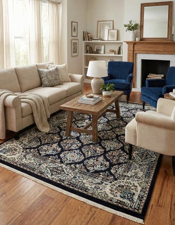 5' 3 x 8' Nain Design Rug