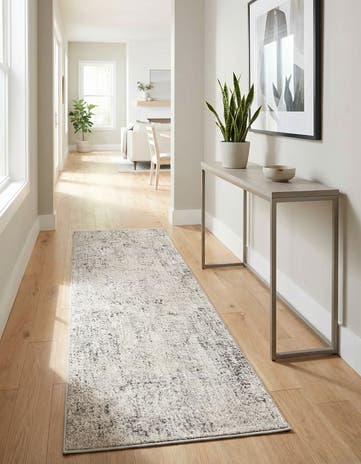 Gray Caspian Runner Rug