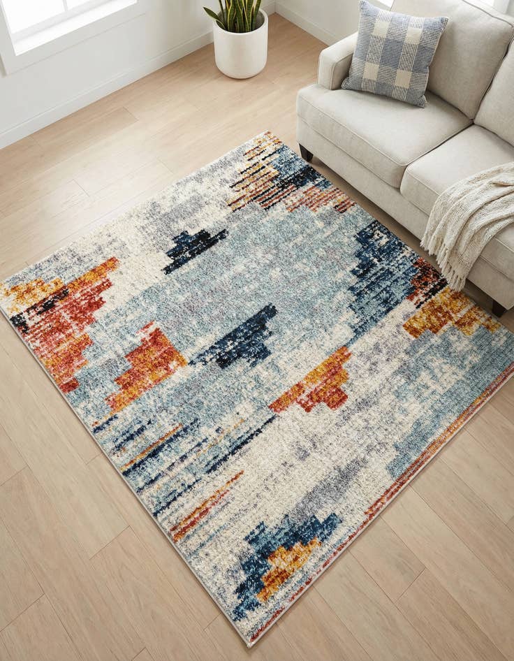 Detail image of 6' x 6' Tucson Square Rug