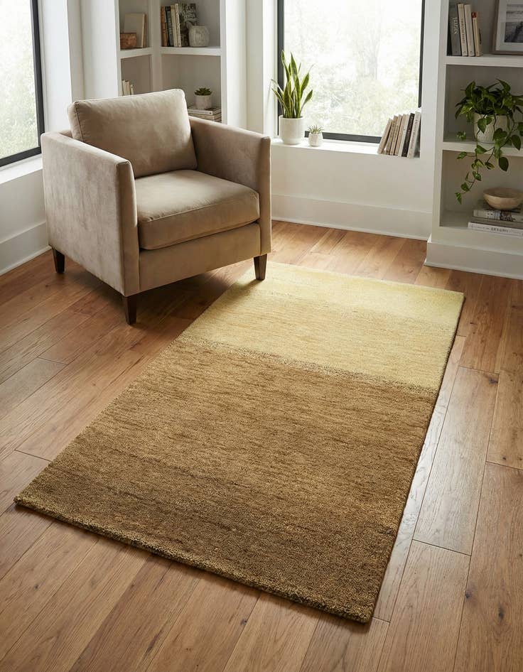 Detail image of 3' x 5' 3 Hand Knotted Kashkuli Gabbeh Wool Rug