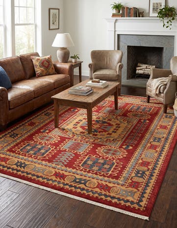 Red Sara Rug