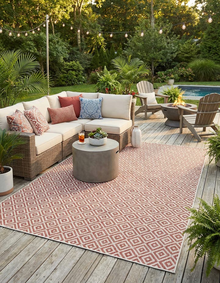 7' 10 x 10' Easy-Clean Jill Zarin Costa Rica I...