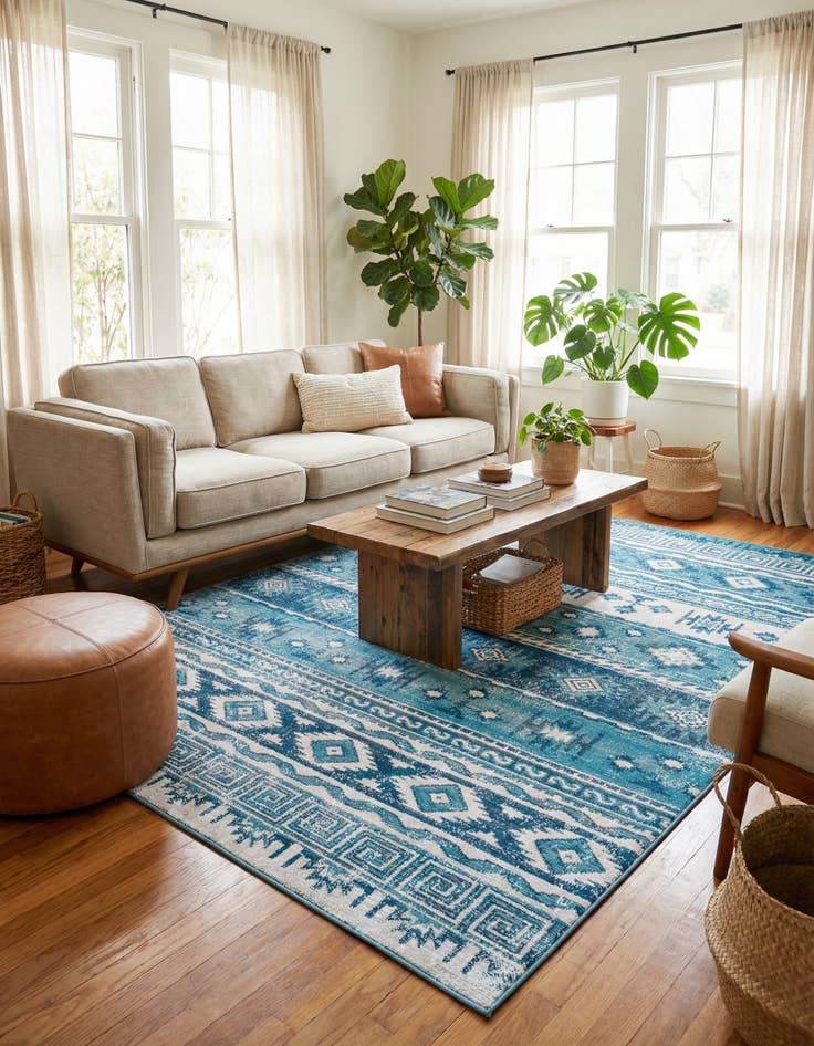 Detail image of 5' 3 x 8' Lucerne Rug