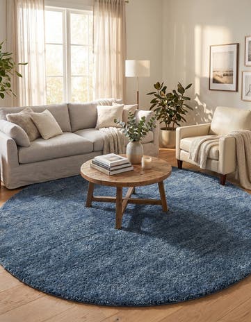 10' x 10' Jill Zarin Shaggy Chic Round Rug