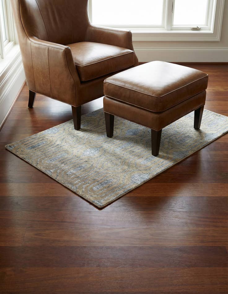 Detail image of 3' 8 x 6' Hand Knotted Darya Rug