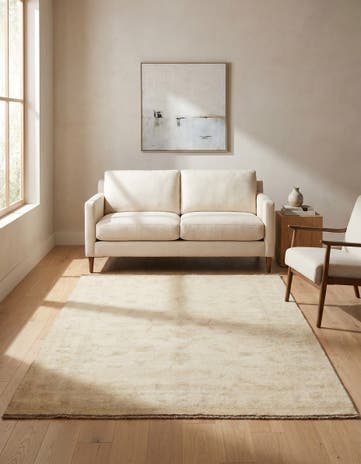 4' x 6' 6 Hand Knotted Modern Ziegler Rug