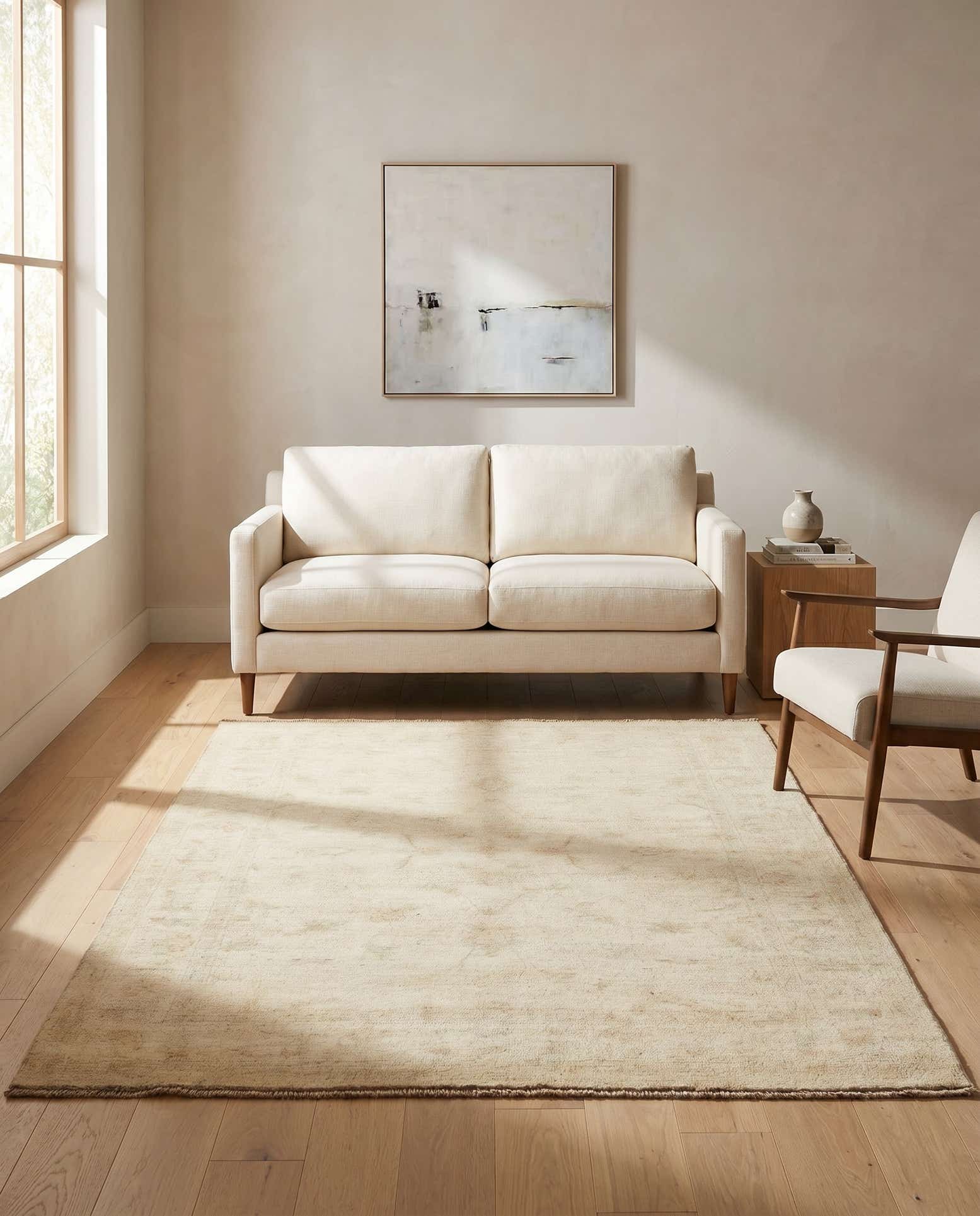 4' x 6' 6 Hand Knotted Modern Ziegler Rug
