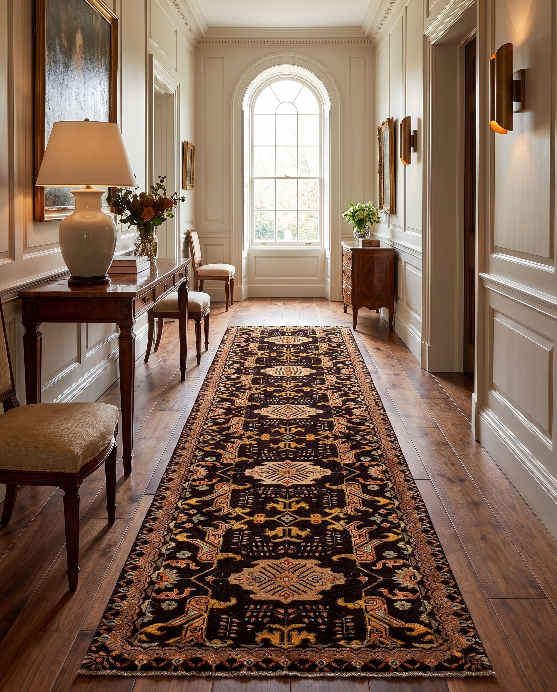 2' 9 x 9' 6 Hand Knotted Ariana Ziegler Runner Rug