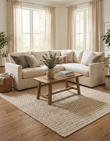 White Hand Woven Chindi Jute Rug