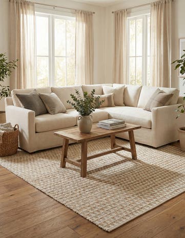 White Hand Woven Chindi Jute Rug