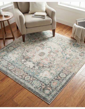 5' x 5' Madeline Vintage Square Rug