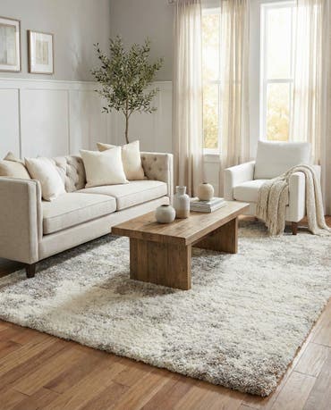  7' 10 x 10' Soft Touch Shag Rug