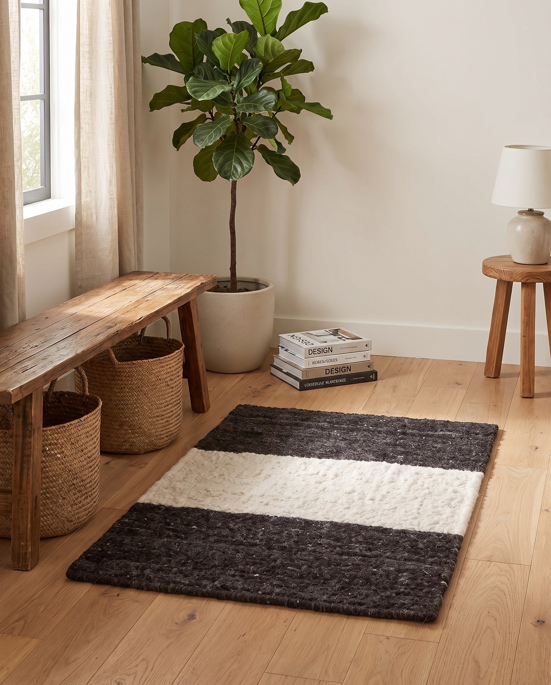 2' 1 x 2' 10 Hand Knotted Moroccan Wool Rug