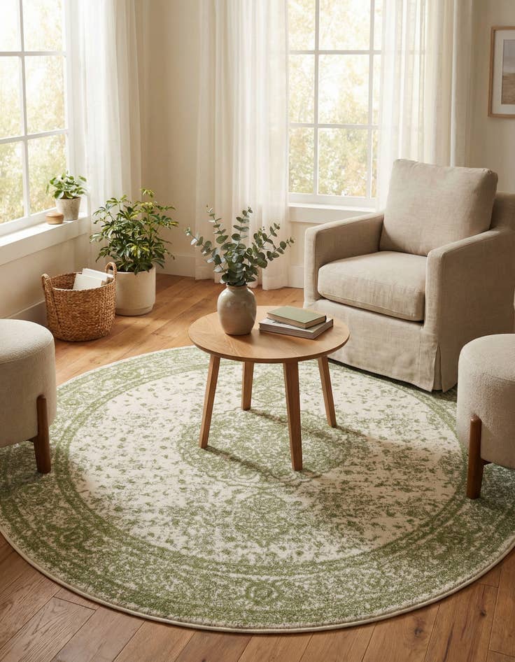 Detail image of 5' 3 x 5' 3 Dover Round Rug