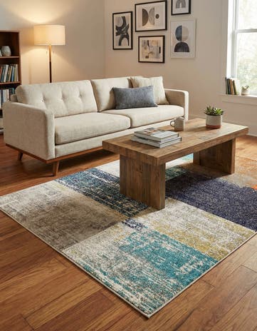 4' x 6' Washable Vivid Rug