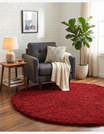 7' 10 x 7' 10 Everyday Shag Round Rug