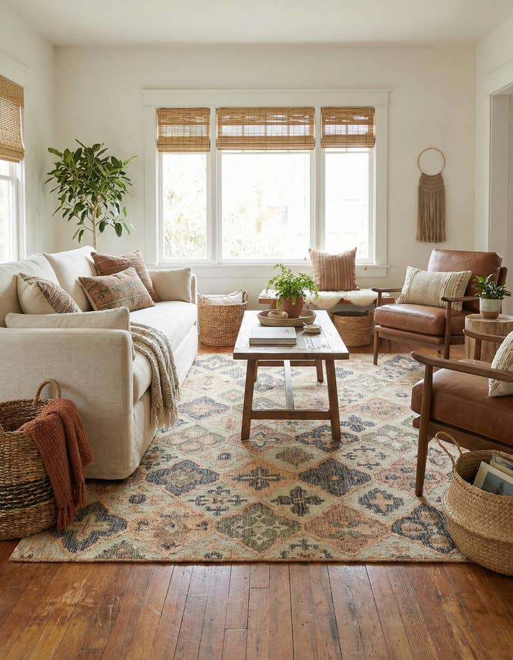 Detail image of 7' 10 x 10' Hand Woven Kala Handwoven Jute Rug