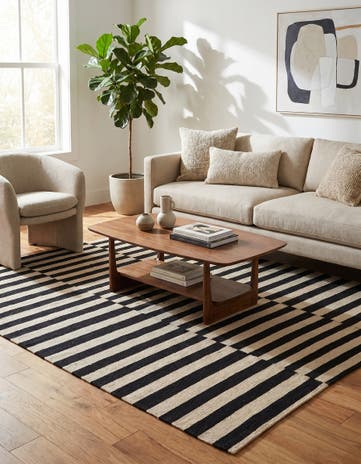 4' 1 x 5' 10 Hand Woven Kilim Modern Wool Rug