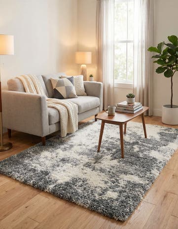 4' x 6' Soft Touch Shag Rug