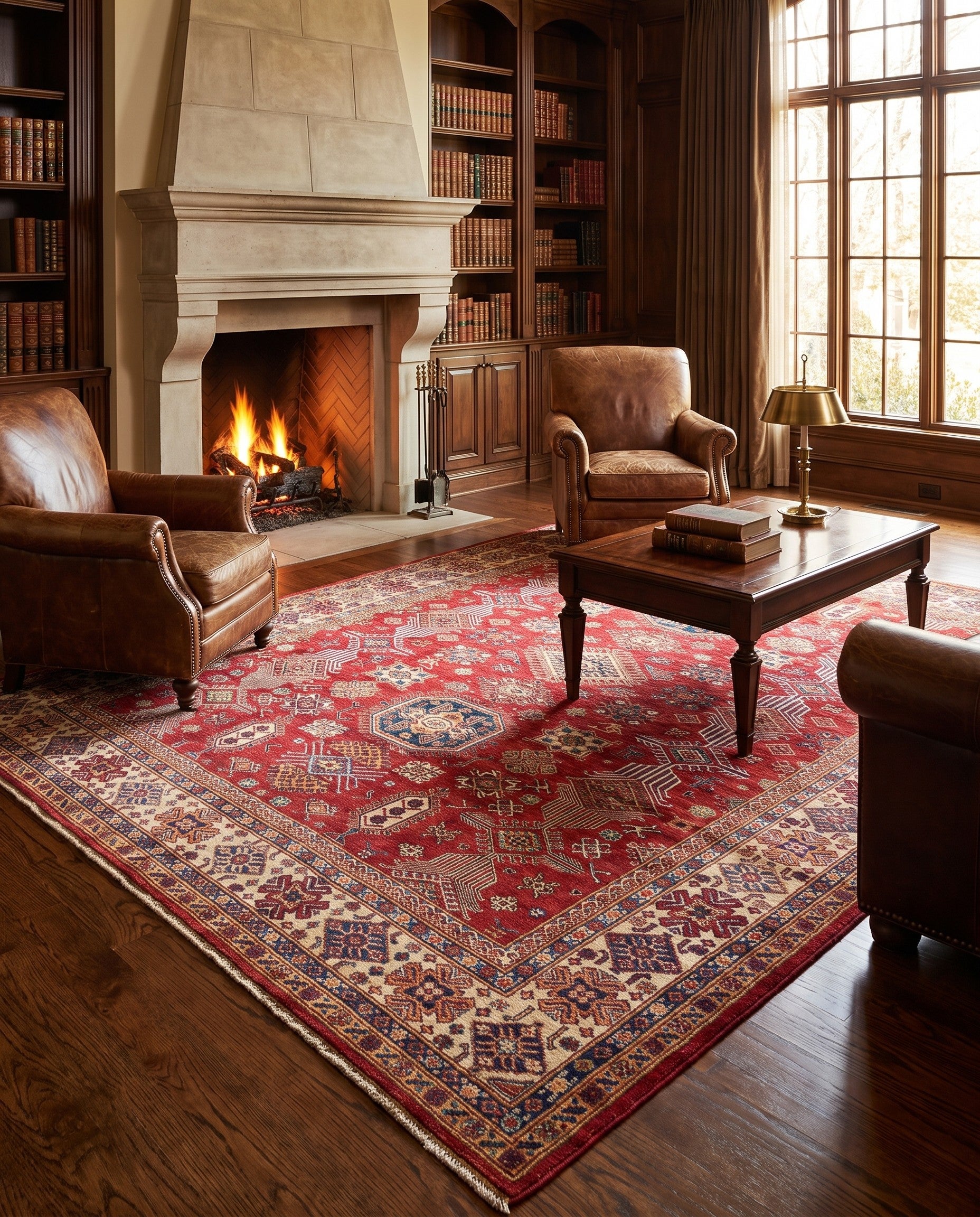 8' 2 x 10' 8 Hand Knotted Kazak Rug