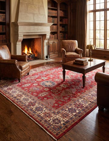 8' 2 x 10' 8 Hand Knotted Kazak Rug