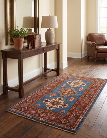 2' 7 x 4' 1 Hand Knotted Kazak Rug