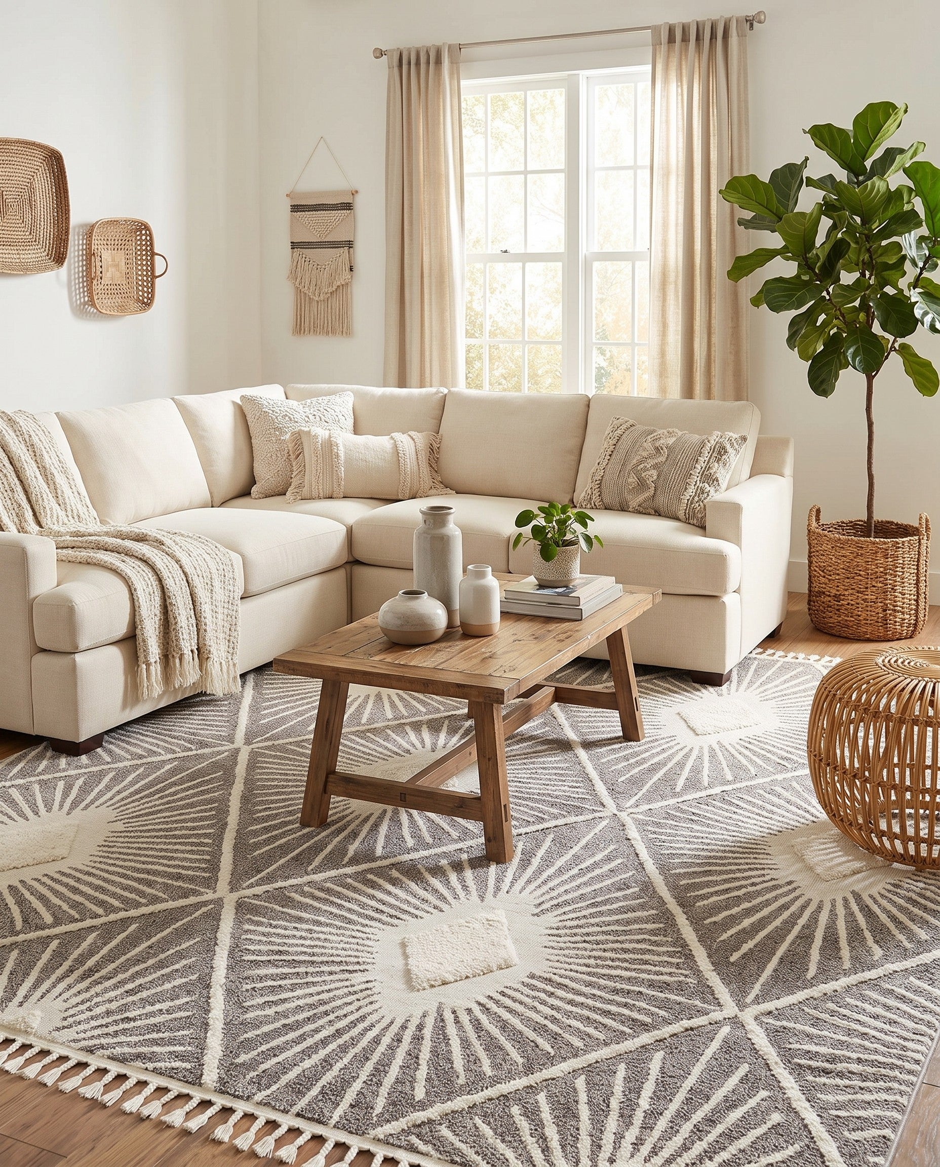 9' x 12' Boho Rug