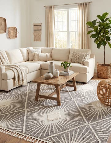 9' x 12' Boho Rug