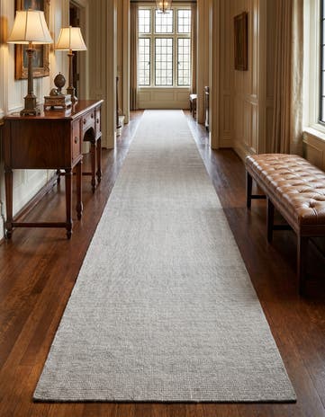 3' 3 x 19' 8 Hand Woven Jill Zarin English Manor Wool Runner Rug