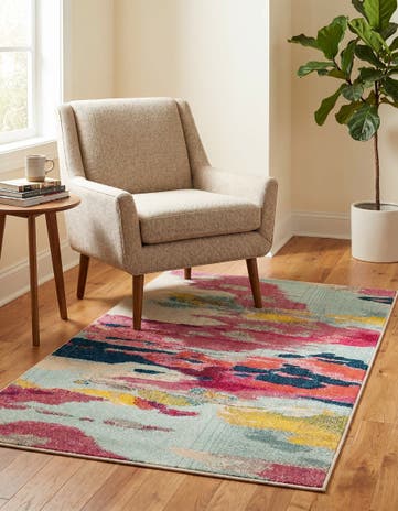 3' 3 x 5' 3 Washable Hyacinth Rug
