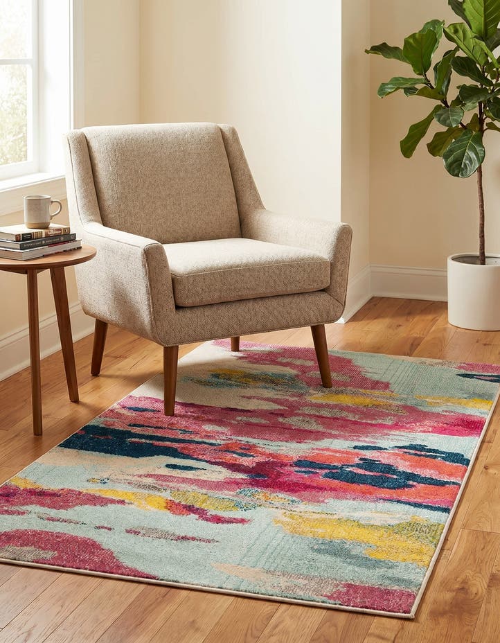 3' 3 x 5' 3 Washable Hyacinth Rug