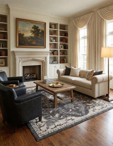 9' x 12' 6 Grand Tradition Rug