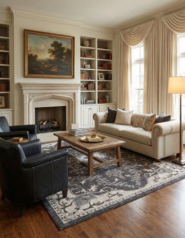 9' x 12' 6 Grand Tradition Rug