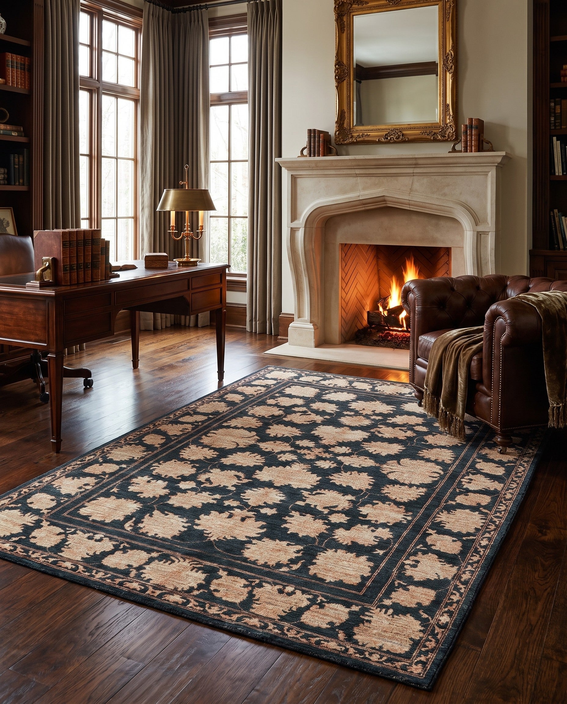 5' 9 x 8' Hand Knotted Ariana Ziegler Rug