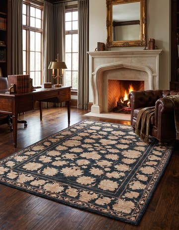 5' 9 x 8' Hand Knotted Ariana Ziegler Rug