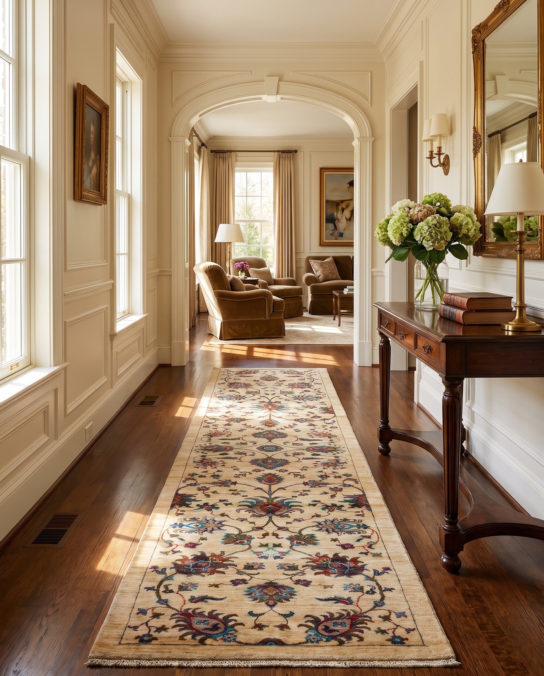 2' 7 x 11' 6 Hand Knotted Ariana Ziegler Runner Rug