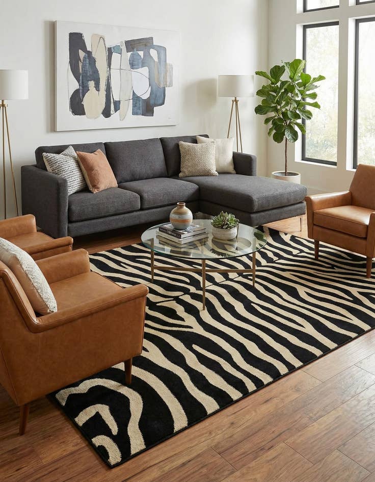 Detail image of 7' 10 x 11' Safari Rug