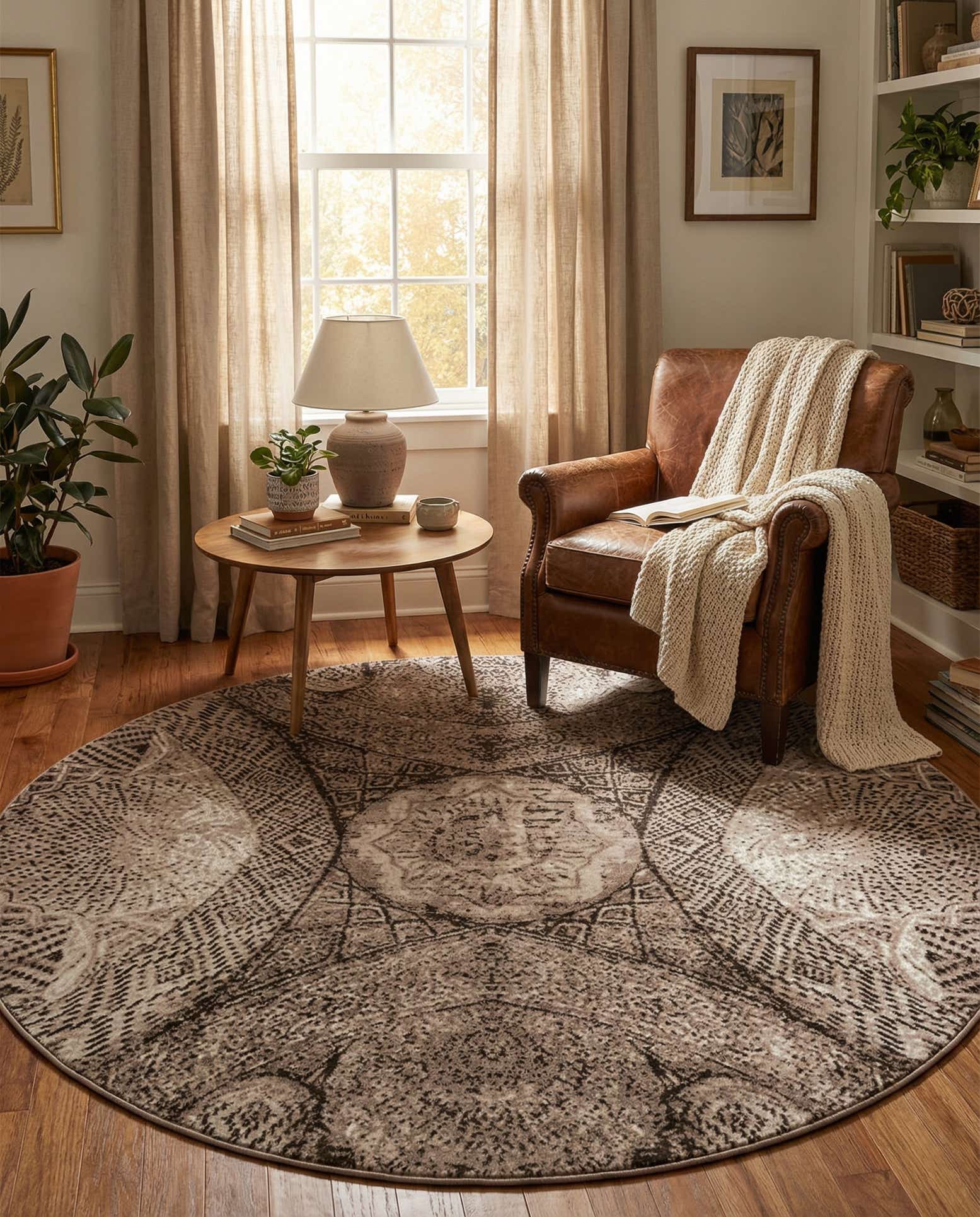 7' x 7' Monaco Round Rug