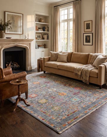 5' 9 x 7' 10 Hand Knotted Ariana Ziegler Rug