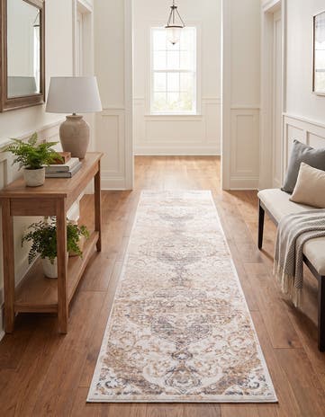 Ivory Highbury Runner Rug