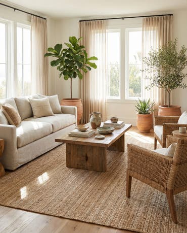  8' x 8'  Hand Braided Jute Square Rug