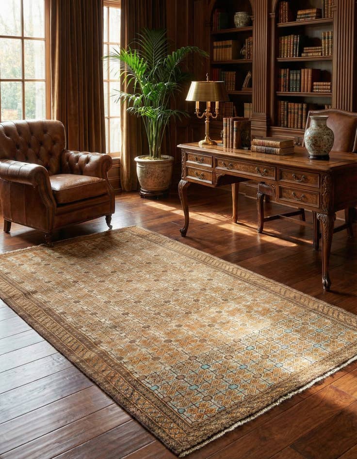 Detail image of 3' 11 x 7' 2 Hamedan Rug