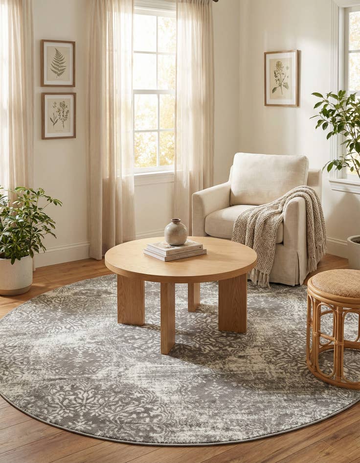 Detail image of 7' x 7' Monte Carlo Round Rug