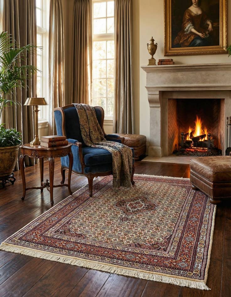 Detail image of 3' 2 x 4' 9 Mood Wool Rug